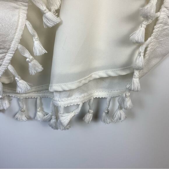 BLQ Basiq Tank Dress With Tassel White Size 2 - Picture 12 of 12